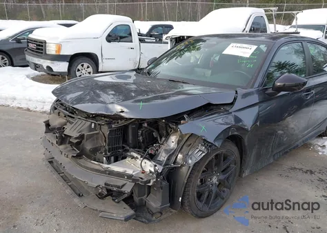 2022 Honda Civic Sport из США, поврежденный, VIN 2HGFE2F58NH579379